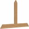 Ekena Millwork Portland Timber Gable Bracket, Western Red Cedar, 60"W x 40"H x 1 1/2"D x 5 1/2"F, 16/12 Pitch GBW060X40X0206POR00SWR - alternate 4